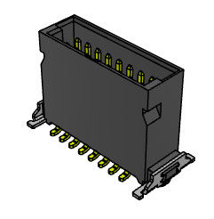 Placa de alta velocidade de H 9.85mm para embarcar o GV do conector 1.27mm habilitado