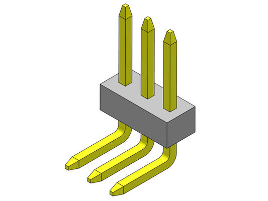 TIPO do ângulo direito da fileira de Pin Header Connector 1.0mm único - 1 *2 PIN To 1*40PIN H=1.0mm
