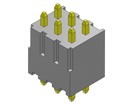 TIPO duplo do MERGULHO da fileira de Pin Header Connector 2.54mm - 2 *2 PIN To 2*40PIN H=7.40MM