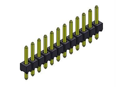 TIPO do MERGULHO da fileira de Pin Header Connector 2.54mm único - 1 *2 PIN To 1*40PIN H=2.54MM