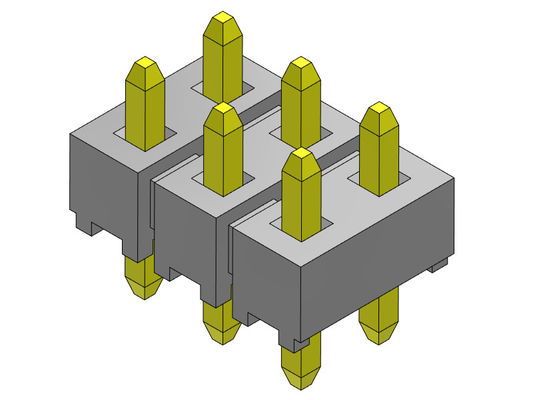TIPO duplo do MERGULHO da fileira de Pin Header Connector 2.54mm - 2 *2 PIN To 2*40PIN H=2.54MM