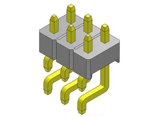 TIPO de SMT da fileira de Pin Header Connector 2.54mm único - 2 *2 PIN To 2*40PIN H=2.54MM