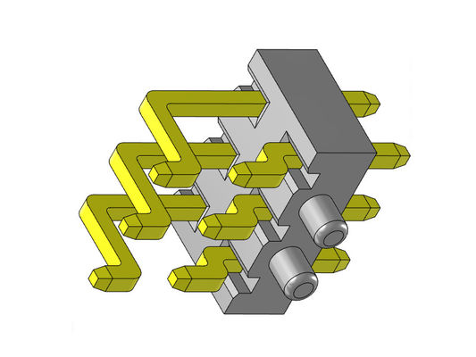 TIPO de SMT da fileira de Pin Header Connector 2.00mm único - 2 *2 PIN To 2*40PIN H=2.00MM