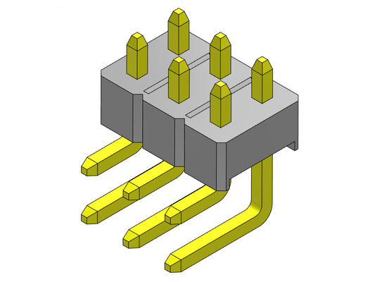 TIPO R/A da única fileira de Pin Header Connector 2.54mm - 2 *2 PIN To 2*40PIN H=2.54MM