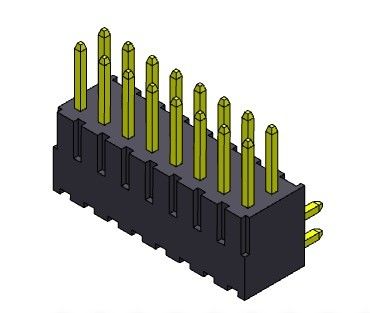 TIPO R/A Pin Header Connector 2*2 PIN To 2*40PIN H=7.40MM da única fileira de 2.54mm