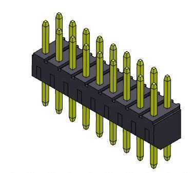 TIPO duplo do mergulho da fileira do conector do encabeçamento do PWB de 2.00mm - 2 *2 PIN To 2*40PIN H=4.00MM