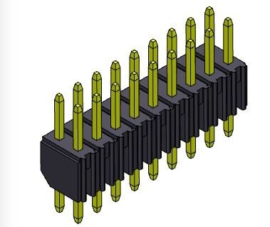 TIPO duplo do mergulho da fileira do conector do encabeçamento do PWB de 2.00mm - 2 *2 PIN To 2*40PIN H=4.00MM
