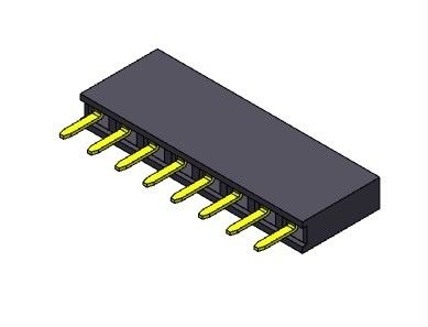 TIPO fêmea do mergulho da fileira do conector 2.54mm do encabeçamento único - 1 *2 PIN To 1*40PIN H=7.10mm