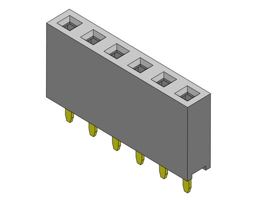 TIPO fêmea do mergulho da fileira do conector 2.54mm do encabeçamento único - 1 *2 PIN To 1*40PIN H=7.10mm