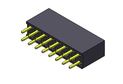 TIPO duplo fêmea do mergulho da fileira do conector 2.54mm do encabeçamento - 2 *2 PIN To 2*40PIN H=8.50mm