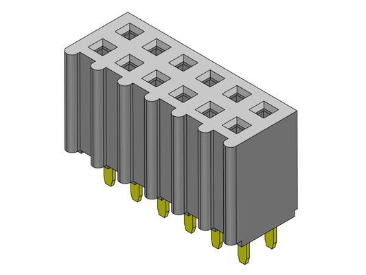 TIPO duplo fêmea do mergulho da fileira do conector 2.54mm do encabeçamento - 2 *2 PIN To 2*40PIN H=8.50mm