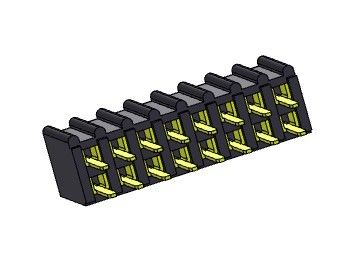 TIPO duplo fêmea do mergulho da fileira do conector 2.54mm do encabeçamento - 2 *2 PIN To 2*40PIN H=8.50mm