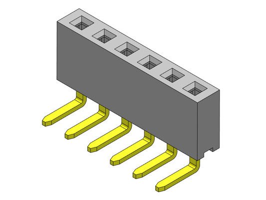 TIPO fêmea do mergulho do ângulo direito do conector 2.54mm do encabeçamento - 1 *2 PIN To 1*40PIN H=5.70mm