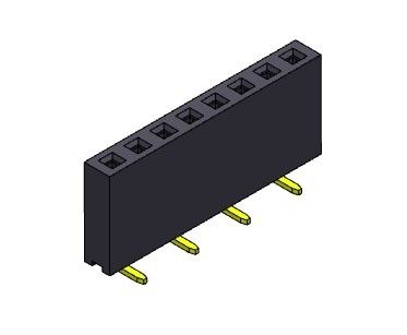 TIPO fêmea de SMT da fileira do conector 2.54mm do encabeçamento único - 1 *2 PIN To 1*40PIN H=8.50mm