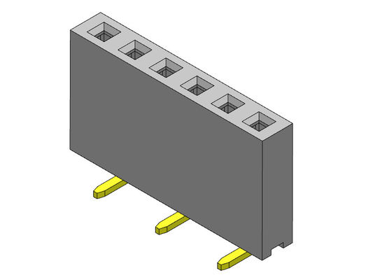 TIPO fêmea de SMT da fileira do conector 2.54mm do encabeçamento único - 1 *2 PIN To 1*40PIN H=8.50mm