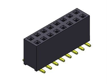 SMT DATILOGRAFA a conectores do encabeçamento da placa de circuito 2.54mm 2*2 PIN To 2*40PIN H=8.50mm