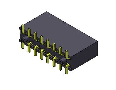 TIPO duplo fêmea de SMT da fileira do conector 2.54mm do encabeçamento - 2 *2 PIN To 2*40PIN H=11.00mm