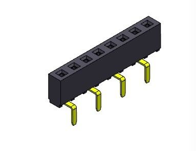 TIPO duplo da entrada fileira fêmea do conector 2.54mm do encabeçamento da única - 1 *2 PIN To 1*40PIN H=5.00mm