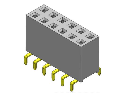 entrada dupla Pin Female Header Connector 2*2 PIN To 2*40PIN da fileira dupla de 2.54mm