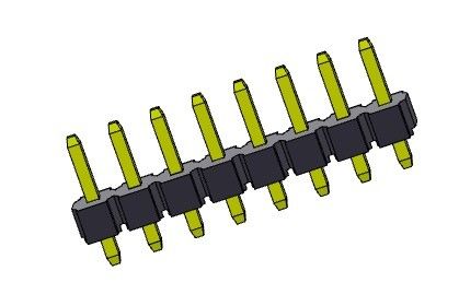 TIPO do mergulho da fileira de Pin Header Connector 3.96mm único - 1 *2 PIN To 1*24PIN H=3.18MM