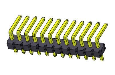 TIPO R/A da única fileira de Pin Header Connector 3.96mm - 1 *2 PIN To 1*24PIN H=3.18MM