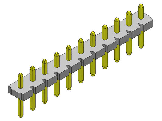 TIPO do mergulho da fileira de Pin Header Connector 5.08mm único - 1 *2 PIN To 1*20PIN H=2.54MM