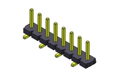TIPO de SMT da fileira de Pin Header Connector 5.08mm único - 1 *2 PIN To 1*20PIN H=2.54MM