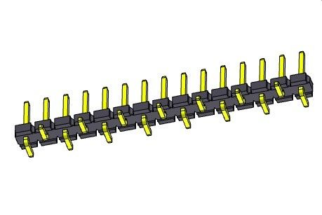 TIPO de SMT da fileira de Pin Header Connector 5.08mm único - 1 *2 PIN To 1*20PIN H=2.54MM