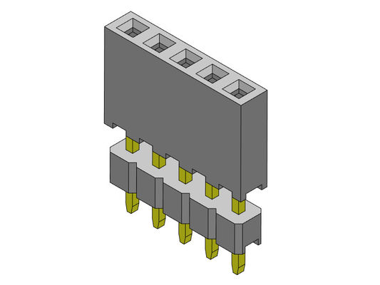 Tipo elevado fileira fêmea do conector 2.00mm do encabeçamento da única - 1 *2 PIN To 1*40PIN
