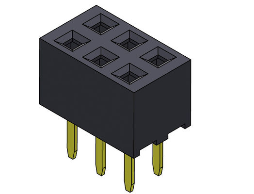 TIPO duplo fêmea do mergulho da fileira do conector 2.00mm do encabeçamento - 2 *2 PIN To 2*40PIN H=4.00mm