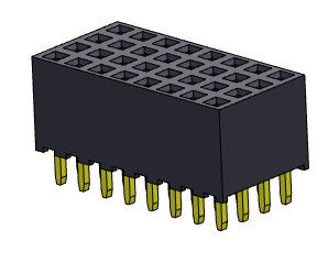 TIPO fêmea 4*2 PIN To 4*40PIN H=6.35mm do mergulho da fileira do quadrilátero do conector 2.00mm do encabeçamento