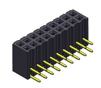TIPO fêmea de 2.00mm Pin Headers Dip - 2 *2 PIN To 2*40PIN H=4.85mm