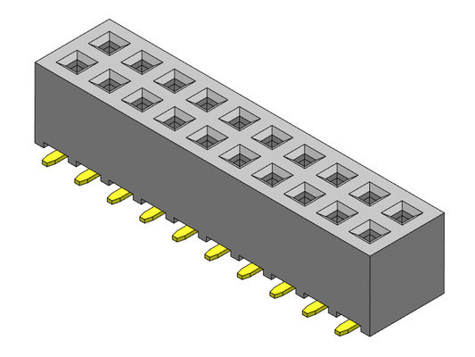 TIPO fêmea de SMT do encabeçamento do perfil baixo de 2.00mm - 2 *2 PIN To 2*40PIN