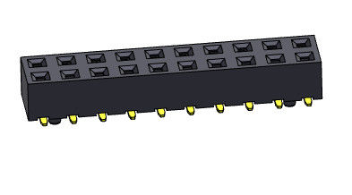 Encabeçamento fêmea 2.00mm da montagem de superfície do conector do encabeçamento do PWB de 2*2 PIN To 2*40PIN