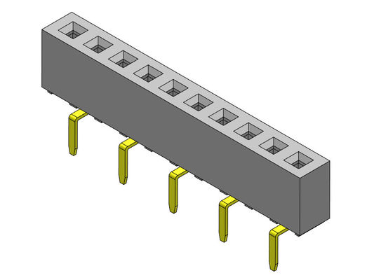 encabeçamento fêmea do soquete da fileira de 2.00mm TIPO duplo do MERGULHO da entrada do único - 1 *2 PIN To 1*40PIN