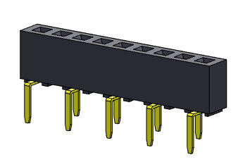encabeçamento fêmea do soquete da fileira de 2.00mm TIPO duplo do MERGULHO da entrada do único - 1 *2 PIN To 1*40PIN