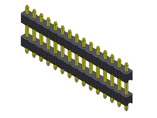 TIPO do MERGULHO da pilha da fileira de Pin Header Connector 2.00mm único - 1 *2 PIN To 1*40PIN H=2.00MM