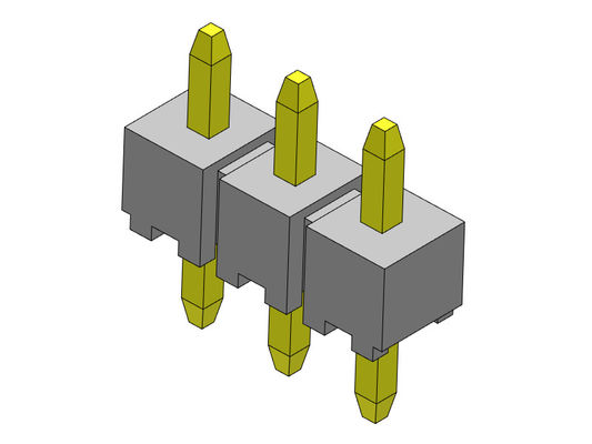 TIPO do mergulho da fileira de Pin Header Connector 2.00mm único - 1 *2 PIN To 1*40PIN H=2.00MM