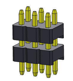 TIPO duplo do MERGULHO da pilha da fileira de Pin Header Connector 2.00mm - 2 *2 PIN To 2*40PIN