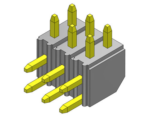 TIPO reto R/A da fileira dupla de Pin Header Connector 2.00mm - 2 *2 PIN To 2*40PIN H=4.30MM
