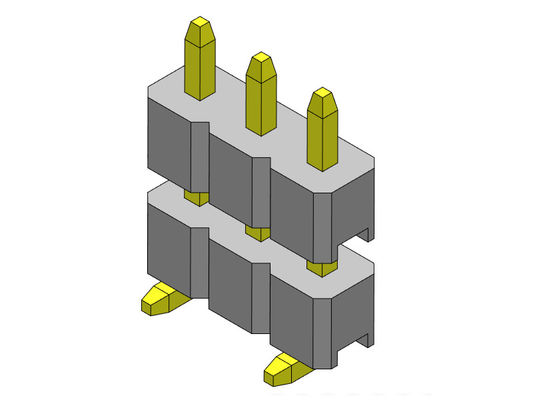 TIPO de SMT da pilha da fileira de Pin Header Connector 2.00mm único - 1 *2 PIN To 1*40PIN