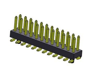 TIPO duplo conector 1*2 PIN To 1*40PIN de 2.00mm SMT do encabeçamento do PWB