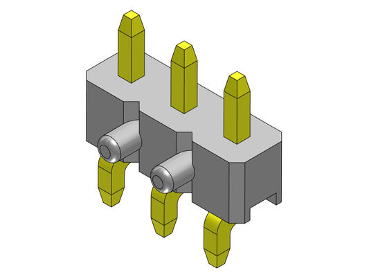 TIPO de SMT da entrada do lado da fileira de Pin Header Connector 2.00mm único - 1 *2 PIN To 1*40PIN H=2.00MM