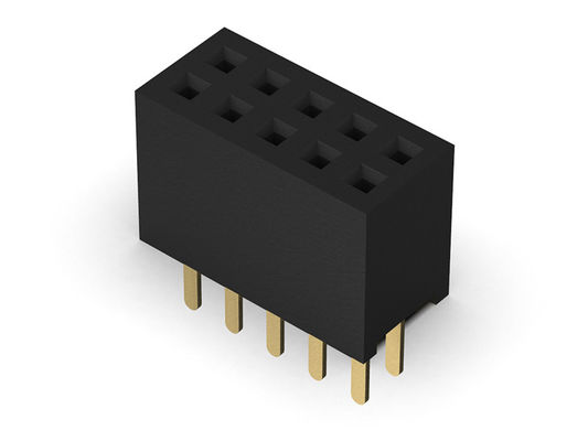 Tipo reto da fileira dupla fêmea do conector 1.27mm do encabeçamento - 2 *2 PIN To 2*40PIN H=3.40mm