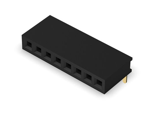 Tipo R/A fileira fêmea do conector 1.27mm do encabeçamento da única - 1 *2 PIN To 1*40PIN H=4.30mm