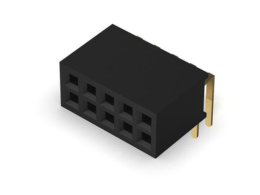 Tipo R/A da fileira dupla fêmea do conector 1.27mm do encabeçamento - 2 *3 PIN To 2*50PIN H=4.40mm
