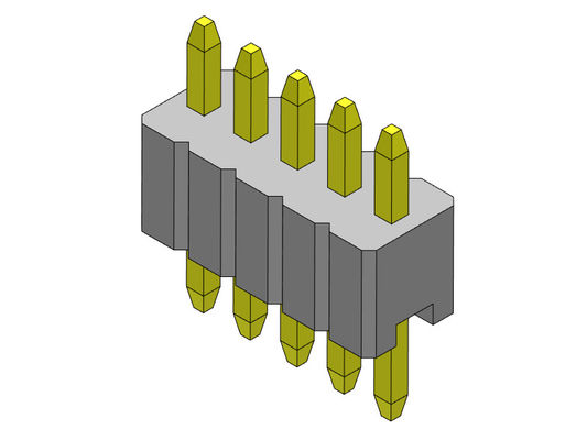 Tipo reto da única fileira de Pin Header Connector 1.27mm Serise - 1 *2 PIN To 1*50PIN SQ0.46mm
