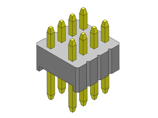 1.27mm Serise Pin Header Connector Dual Row Straight Tipo 1.27*2.54mm 2*2PIN Para 2*50PIN SQ0.46mm