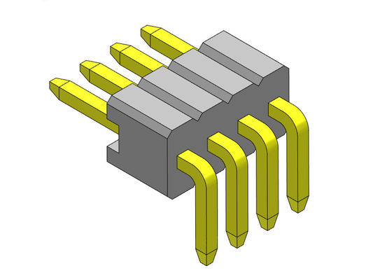 Tipo reto R/A da única fileira de Pin Header Connector 1.27mm Serise - 1 *2 PIN To 1*50PIN SQ0.46mm