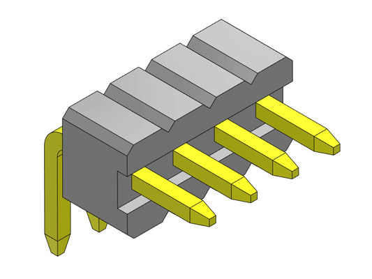 fileira 1*2 R/A PIN To 1*50PIN dos conectores do encabeçamento da placa de circuito de 1.27mm única